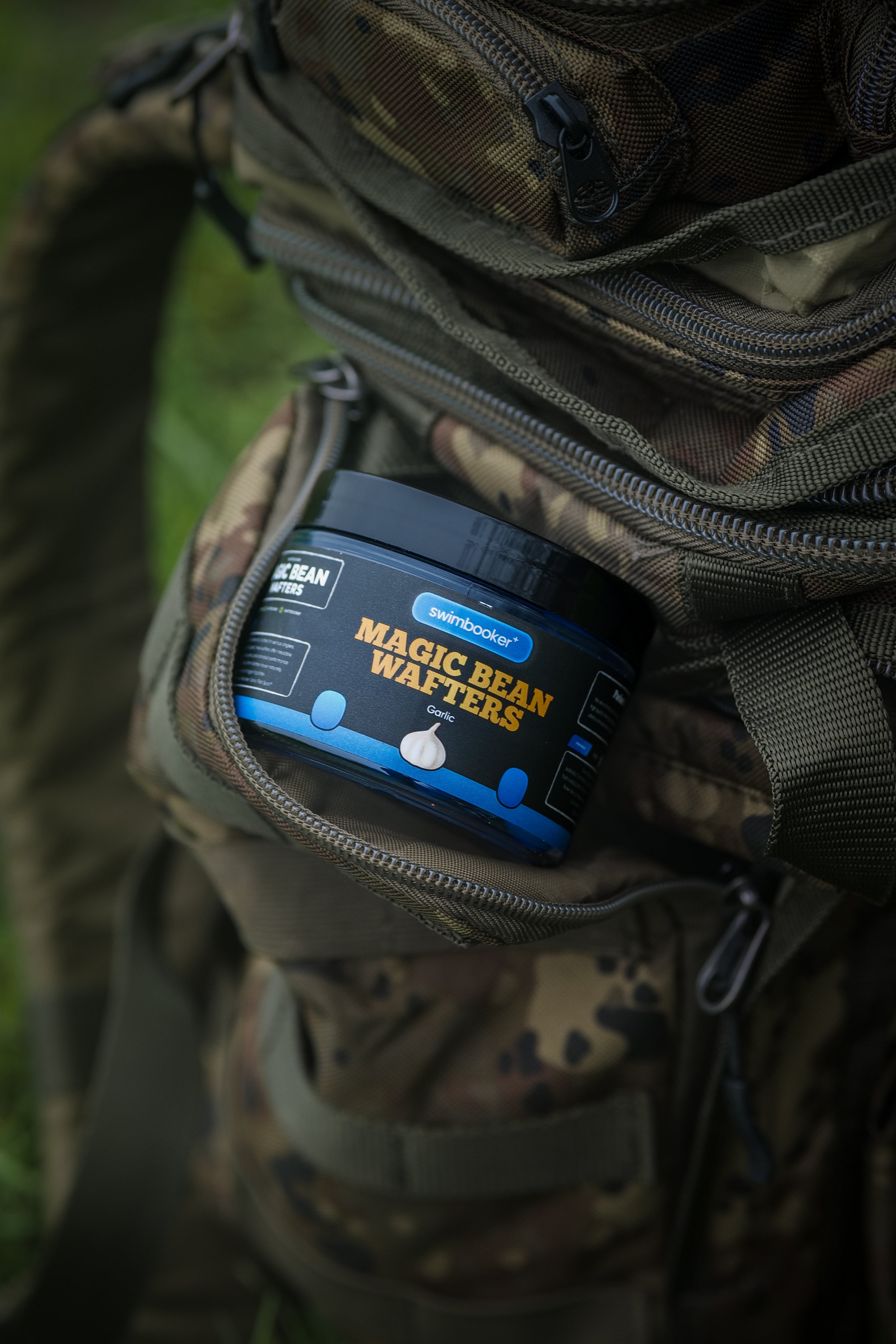 Parker Baits x swimbooker+ Garlic Blue Magic Bean Wafters (LIMITED EDITION)