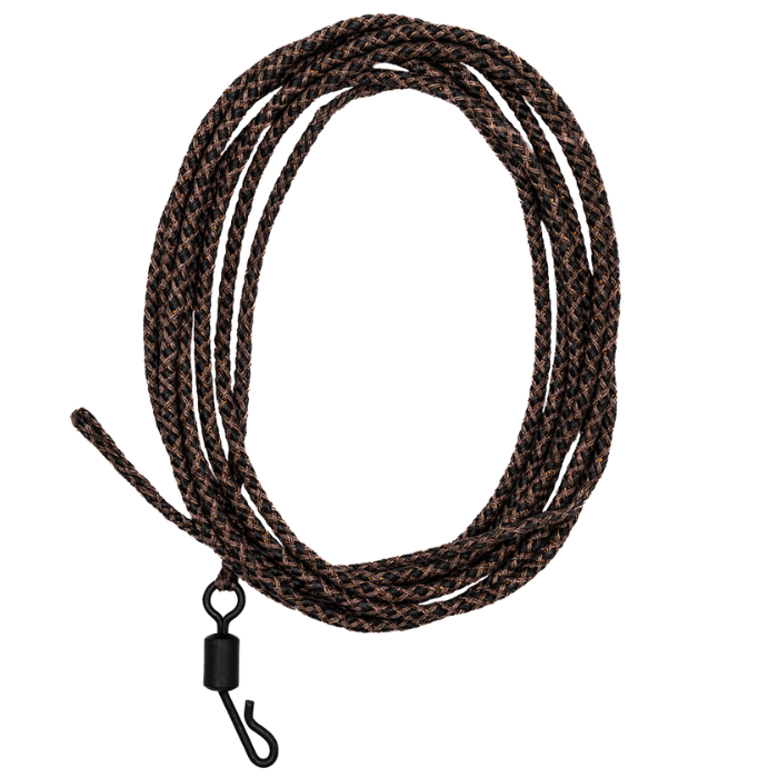 Rig Marole Linkteq Ready Tied Braided Leader 1m - Brown/Black