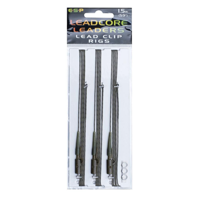 ESP Leadclip Rigs - Weedy Green