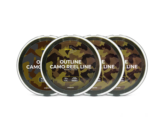 Avid Carp Outline Camo Reel Line 1000m