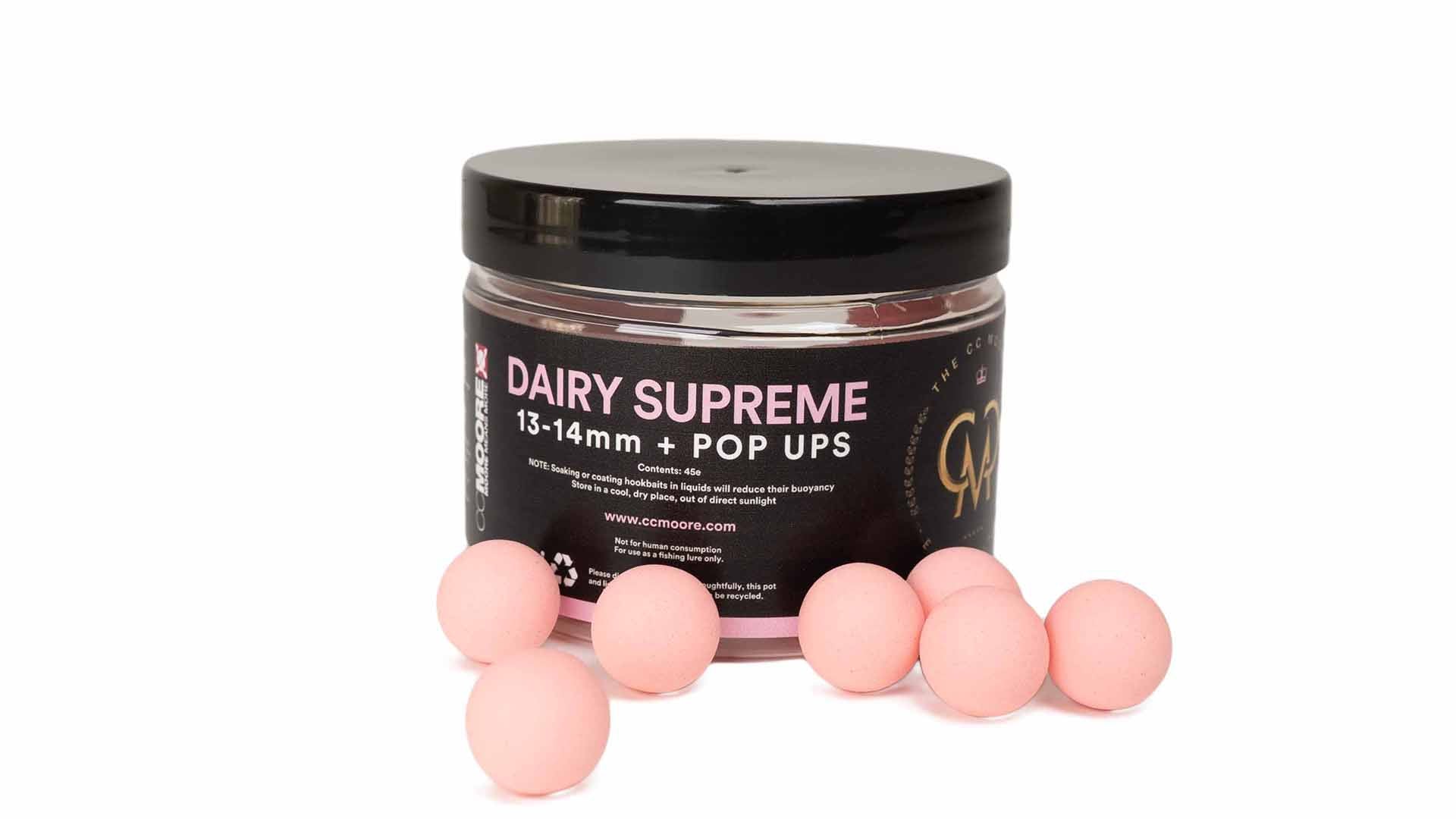 CC Moore Elite Dairy Supreme Pop Ups Dairy Supreme 13-14mm Pink