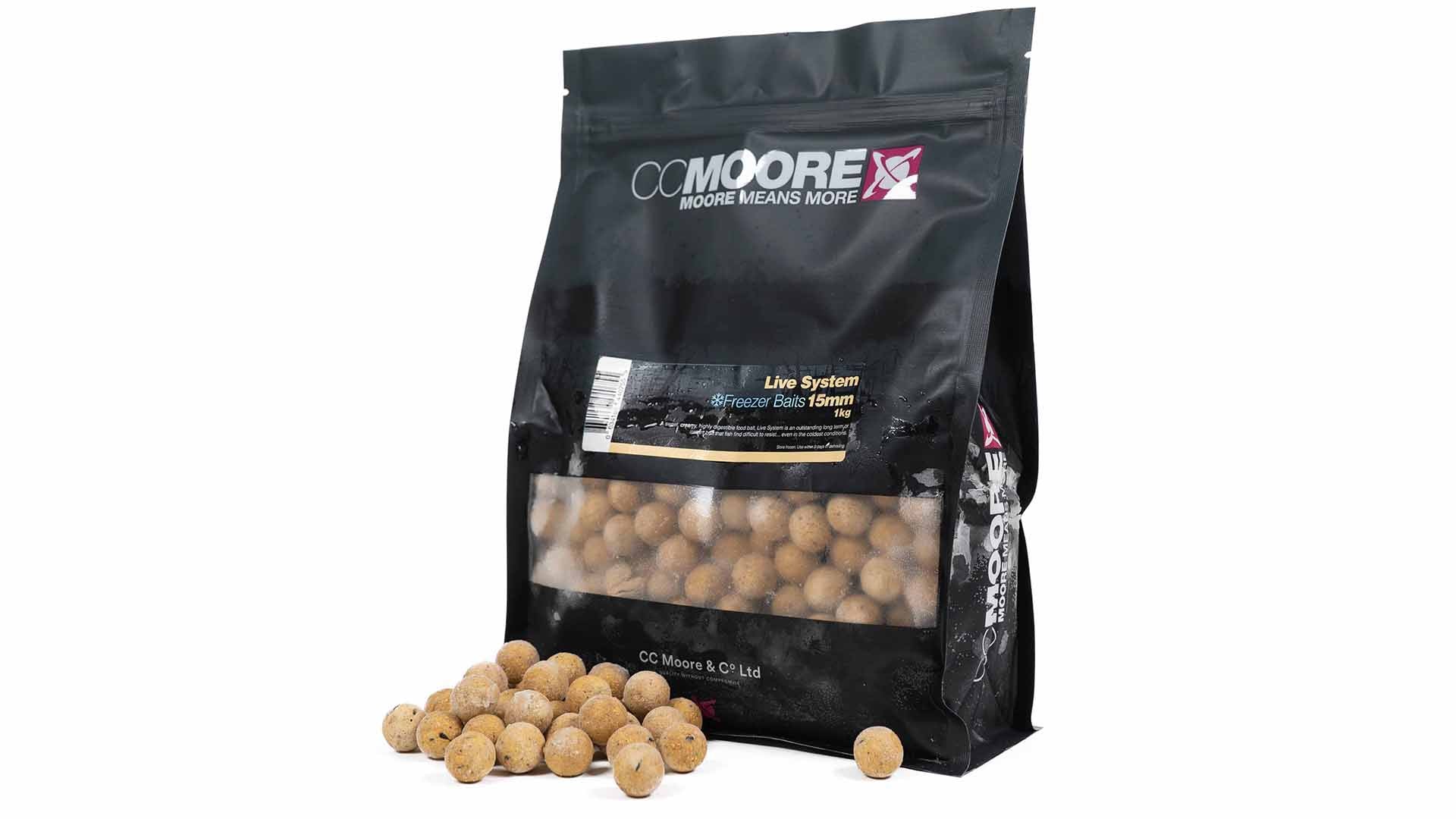 CC Moore Freezer Boilies 1kg Live System 15mm