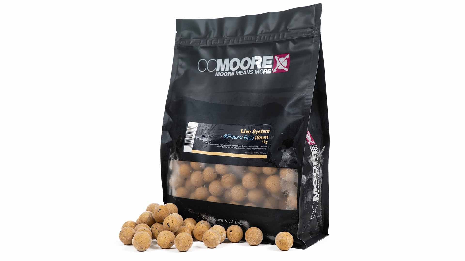 CC Moore Freezer Boilies 1kg Live System 18mm