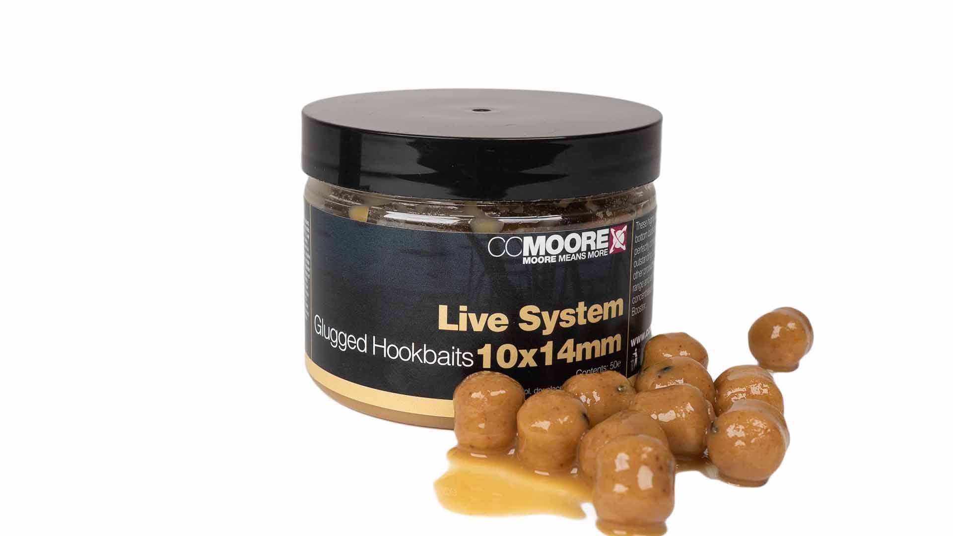 CC Moore Glugged Hookbaits Live System 10x14mm