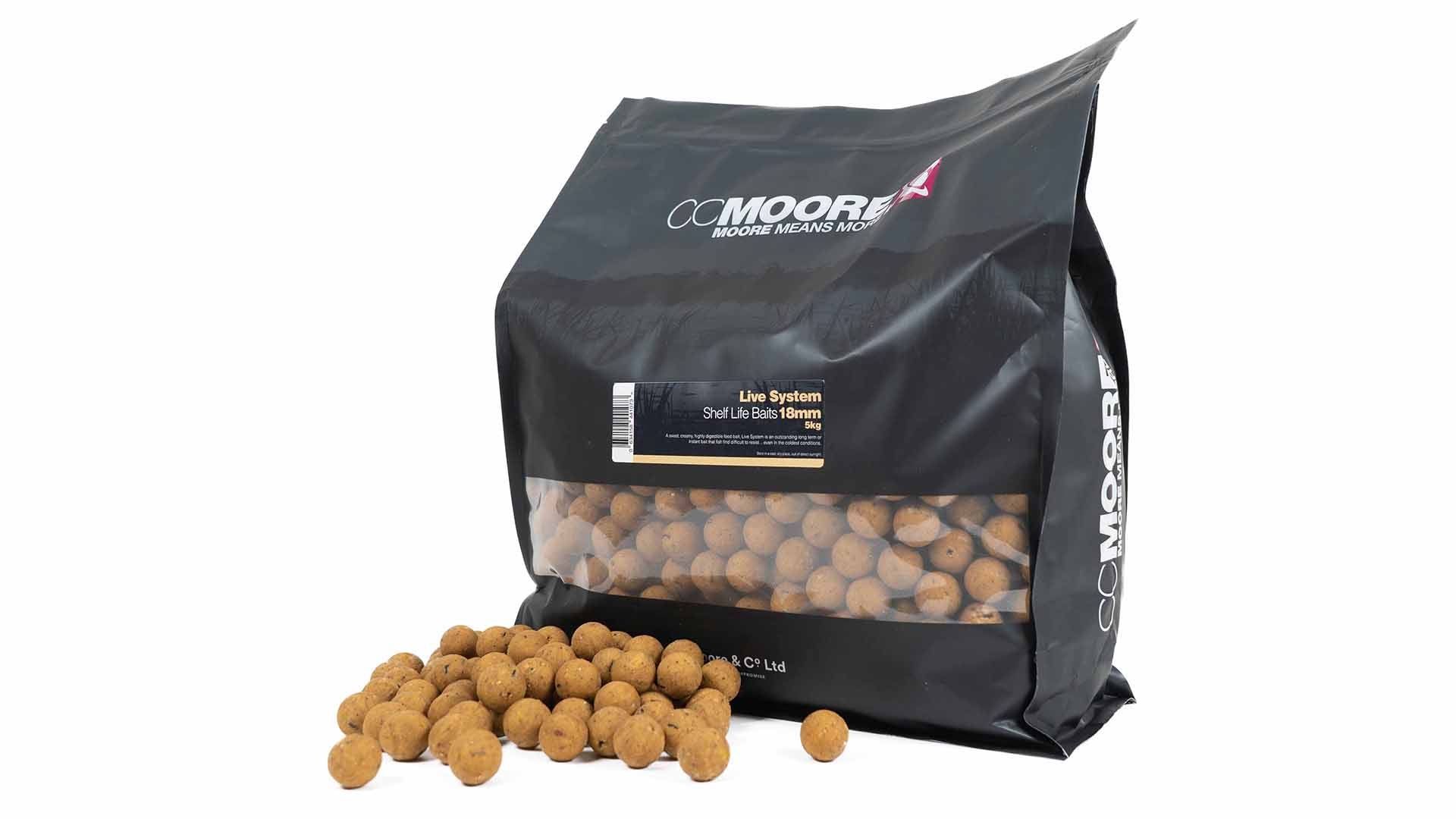 CC Moore Shelf-Life Boilies 5kg Live System 18mm