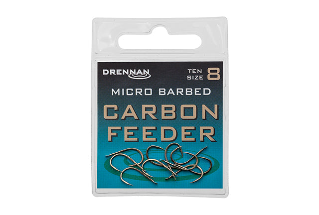 Drennan Carbon Feeder Micro Barbed Hooks