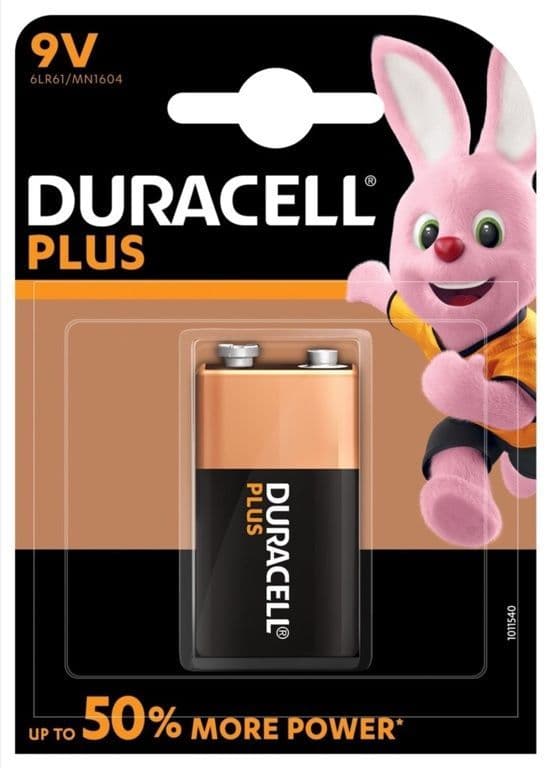 Duracell Plus 9V Rectangle Battery