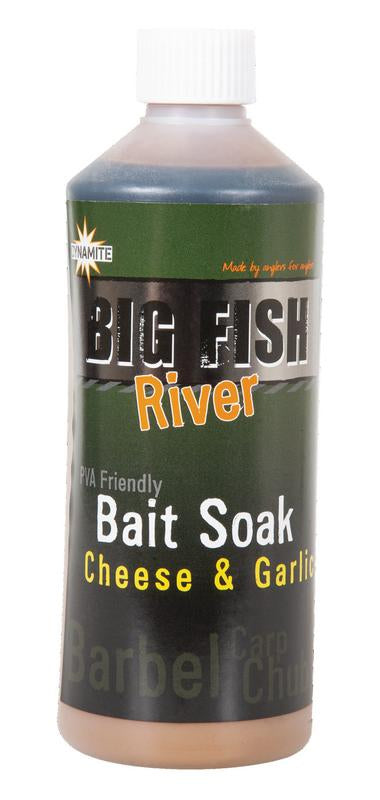 Dynamite Baits Big Fish River Bait Soak cheese and garlic