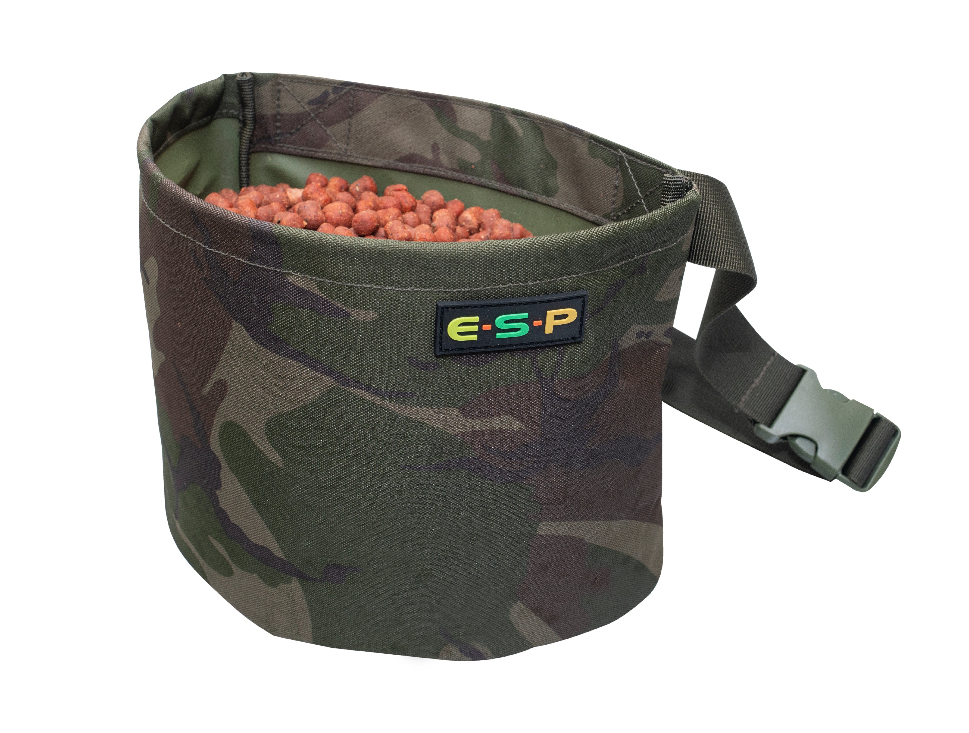 ESP Belt Bucket Camo with bait inside