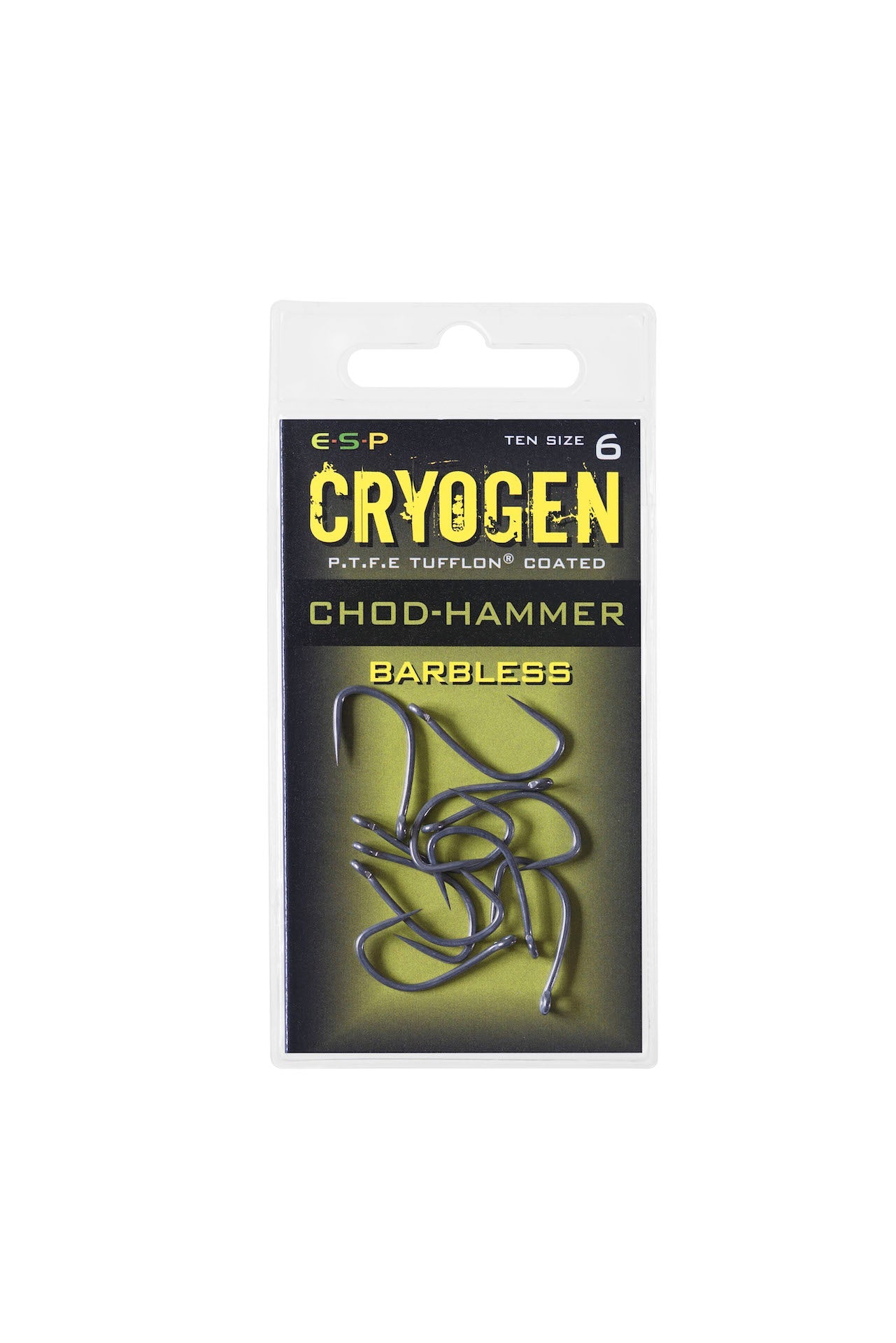 ESP Cryogen Chod Hammer Hooks Barbless size 6