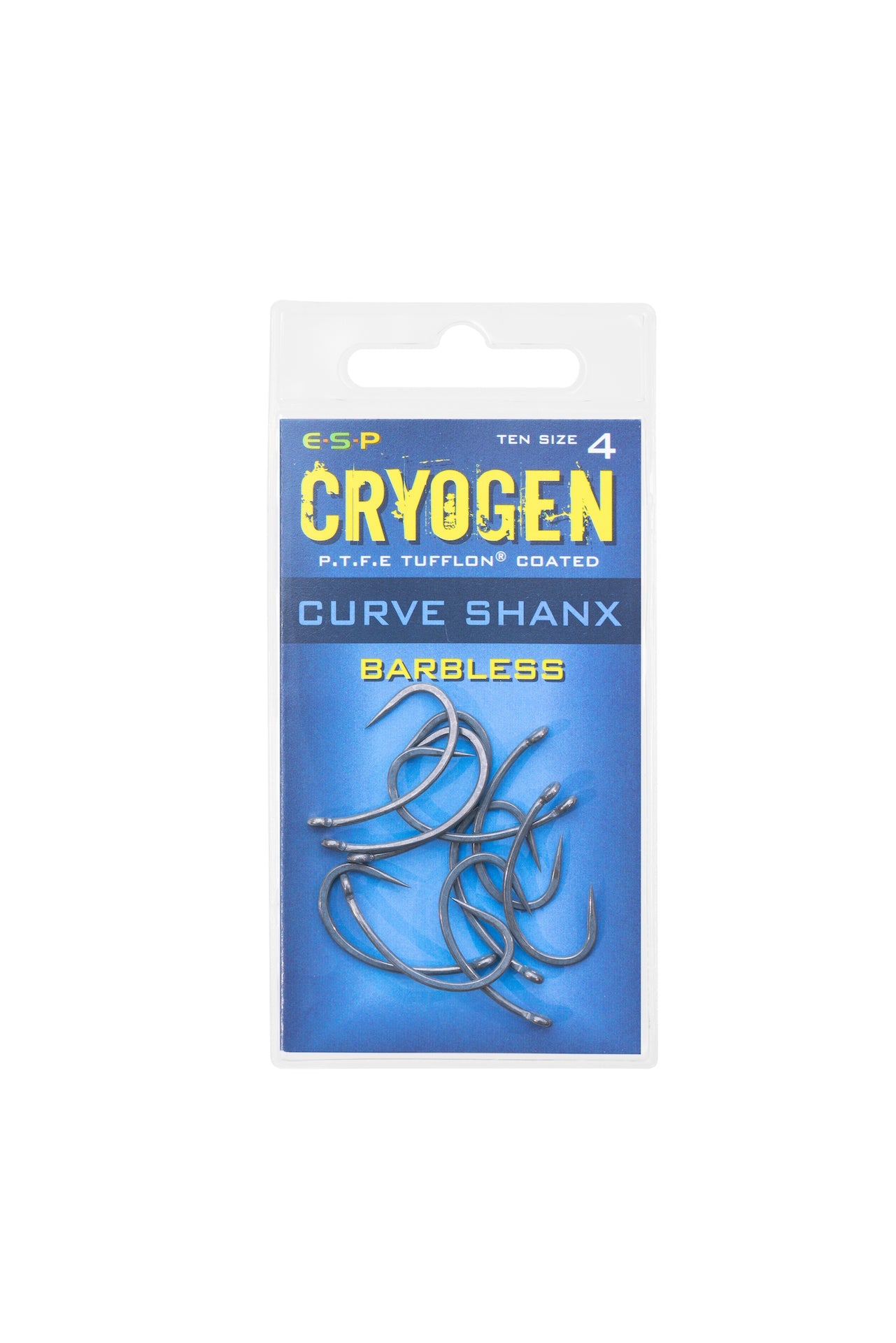 ESP Cryogen Curve Shanx Hooks Barbless size 4