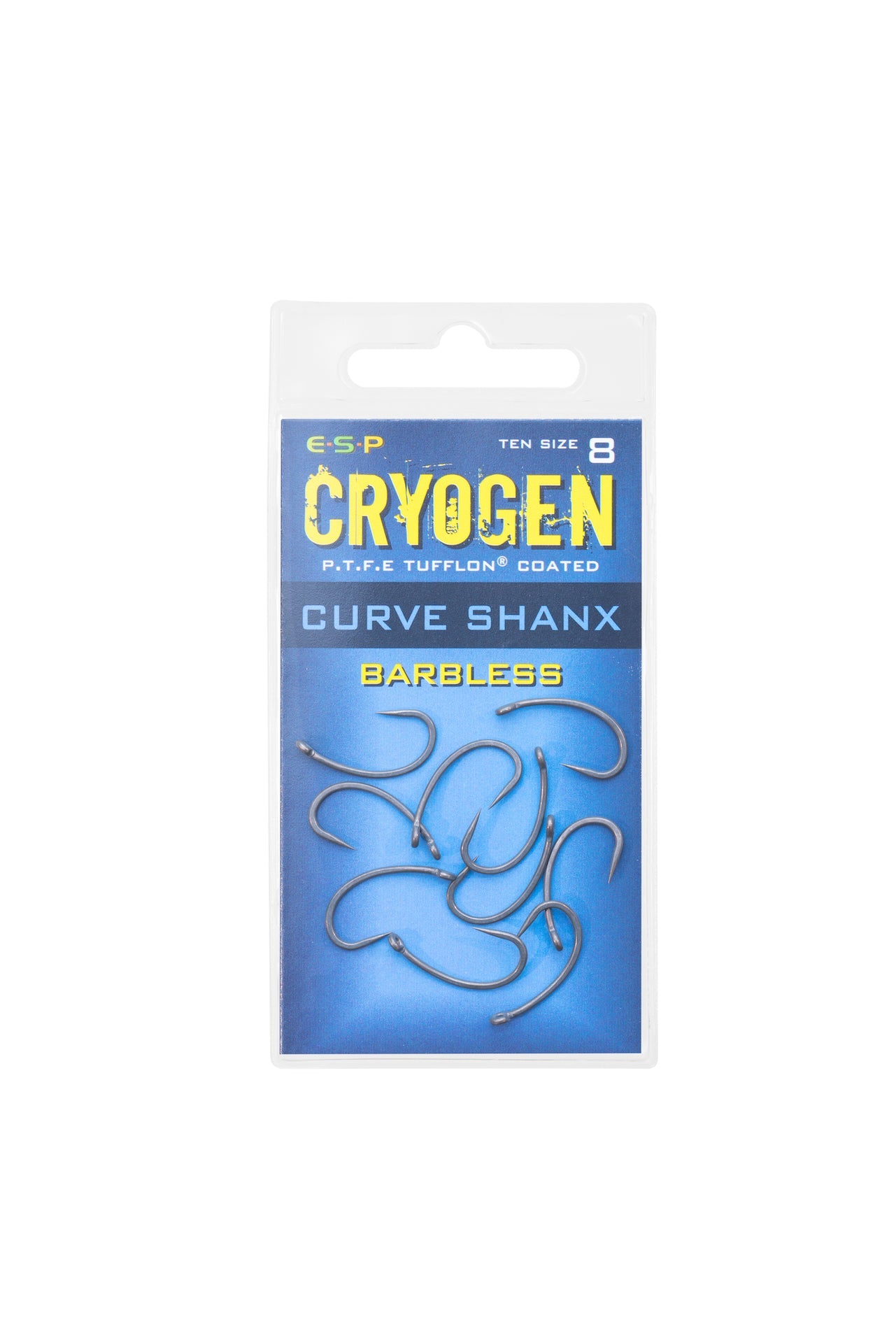 ESP Cryogen Curve Shanx Hooks Barbless size 8