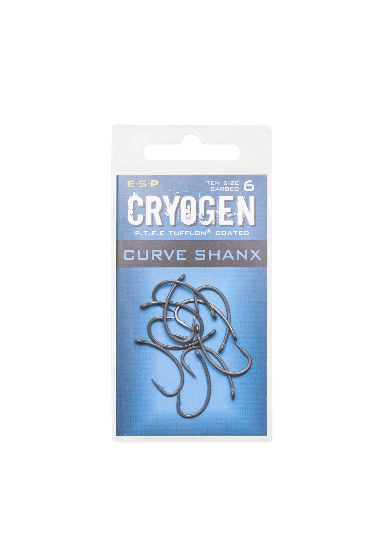 ESP Cryogen Curve Shanx Hooks Barbed size 6