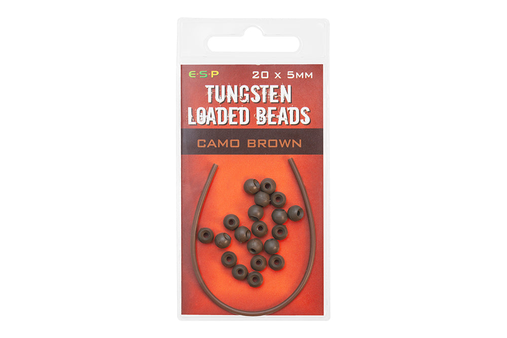 ESP Tungsten Loaded Beads Camo Brown