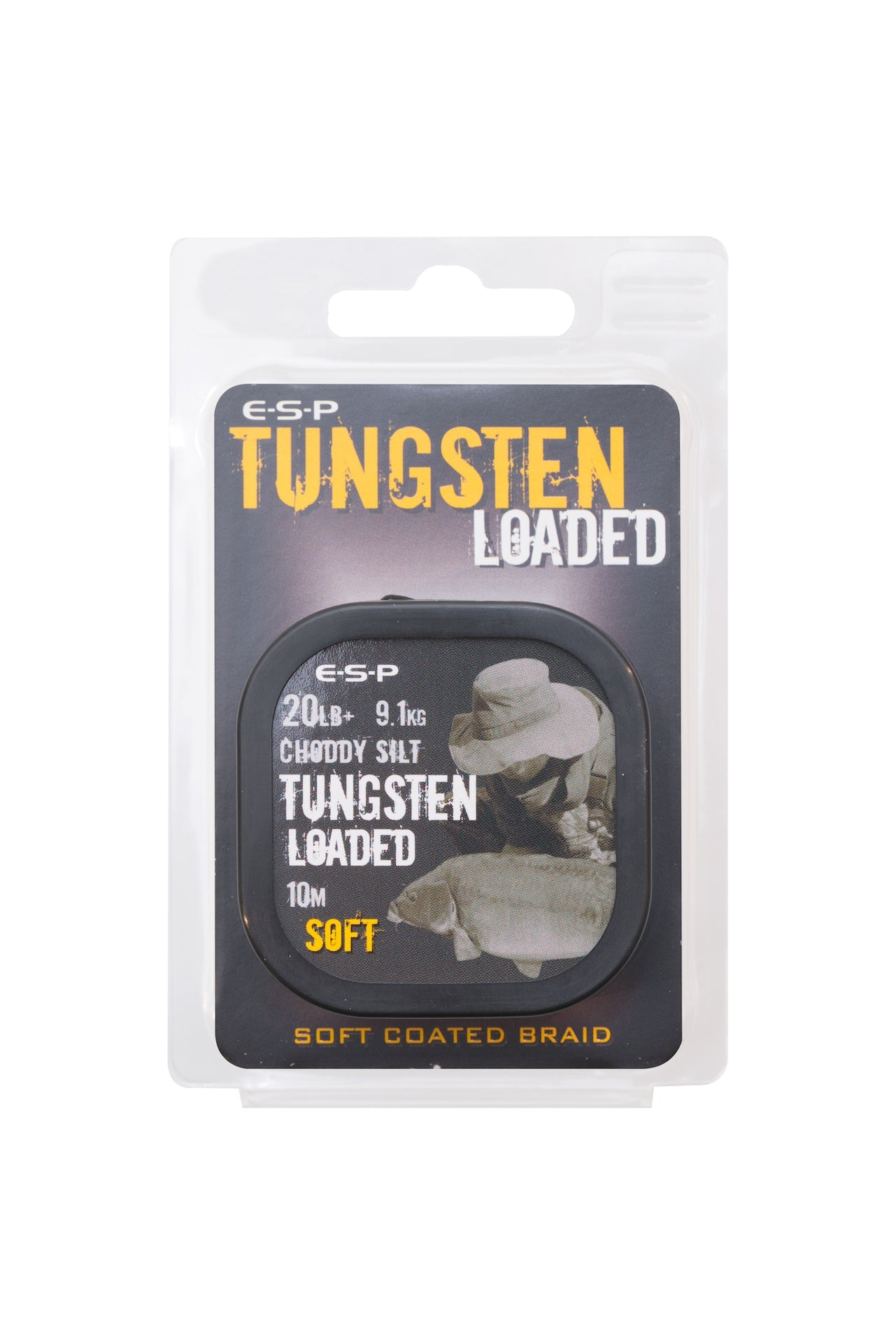 ESP Tungsten Loaded Hooklink 20lb Soft Silt