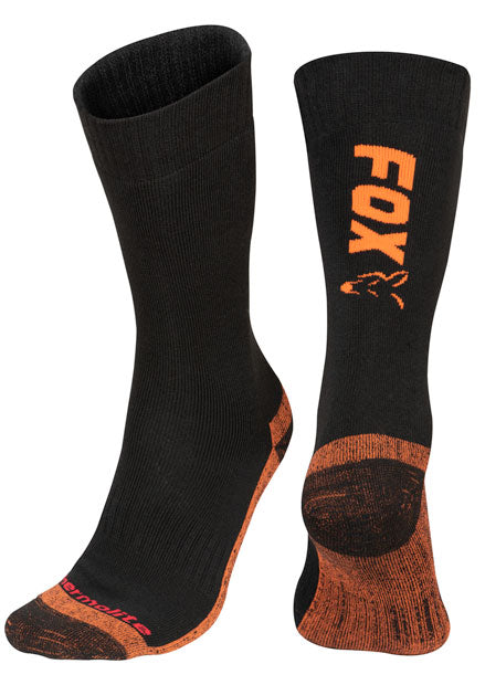 Fox Black/Orange Thermolite Long Socks