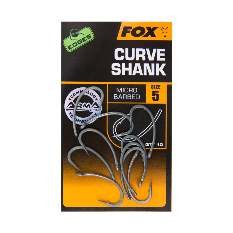 Fox Edges Arma Point Curve Shank Micro Barbed Hooks