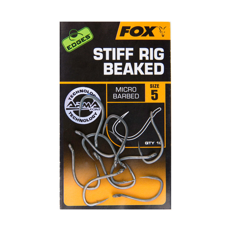 Fox Edges Arma Point Stiff Rig Beaked Micro Barbed Hooks