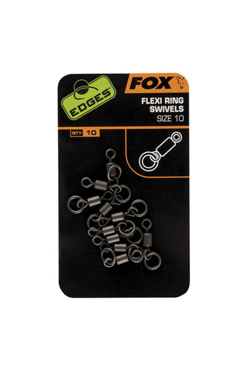 Fox Edges Flexi Ring Swivels size 10