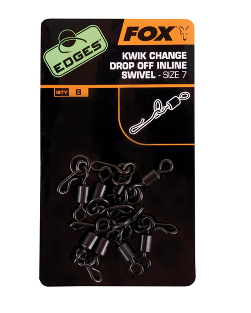 Fox Edges Kwik Change Drop Off Inline Swivel Size 7