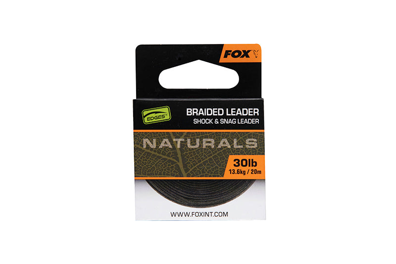 Fox Edges Naturals Braided Leader 30lb