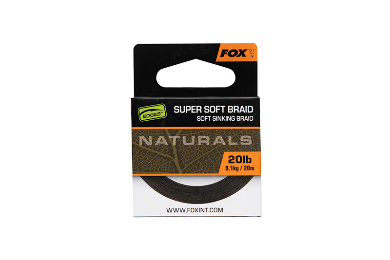 Fox Edges Naturals Soft Braid Hooklength 20lb