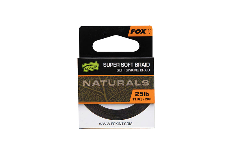 Fox Edges Naturals Soft Braid Hooklength 25lb