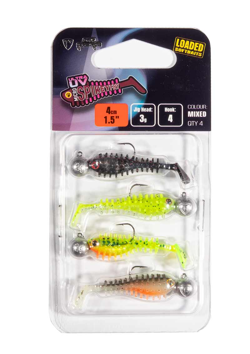 Fox Rage Micro Spikey Fry Loaded UV Mixed Colour