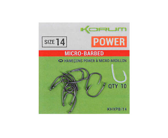 Korum Xpert Power Hooks Barbed