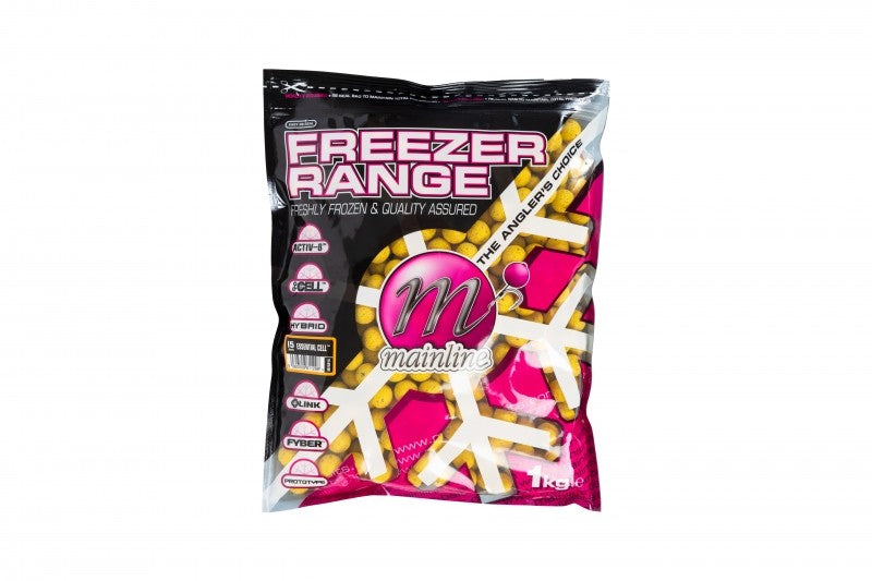 Mainline Freezer Boilies 1kg Bag - 15mm Essential Cell