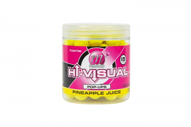 Mainline Hi-Vizual Pop-Ups Double Strength 15mm - Pineapple Juice