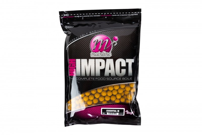 Mainline High Impact 1kg Shelf-Life Boilies - 15mm Essential IB