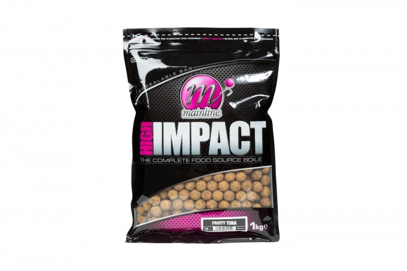 Mainline High Impact 1kg Shelf-Life Boilies - 15mm Fruity Tuna