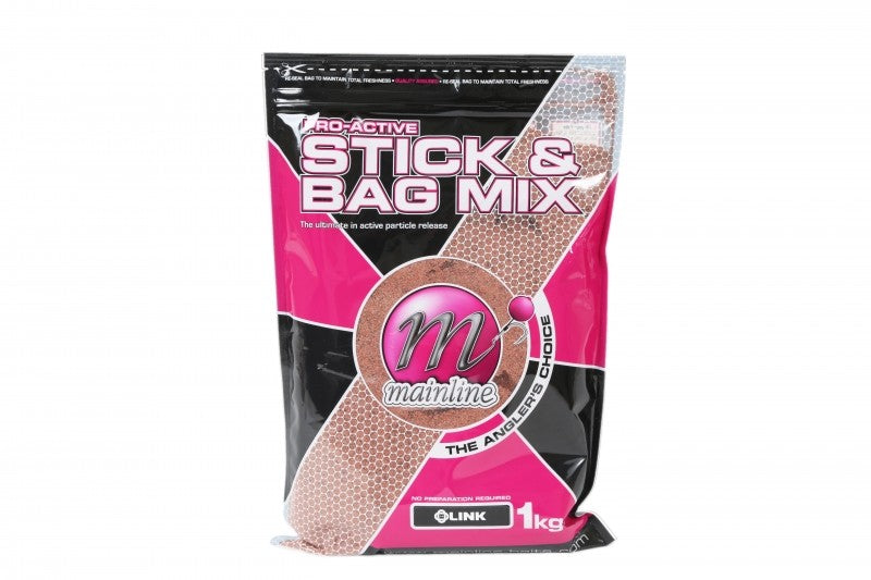 Mainline Pro-Active Bag & Stick Mix 1kg Bag - The Link