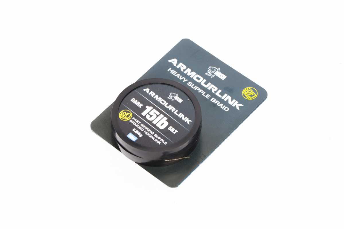 Nash Armourlink Hooklink Silt 15lb