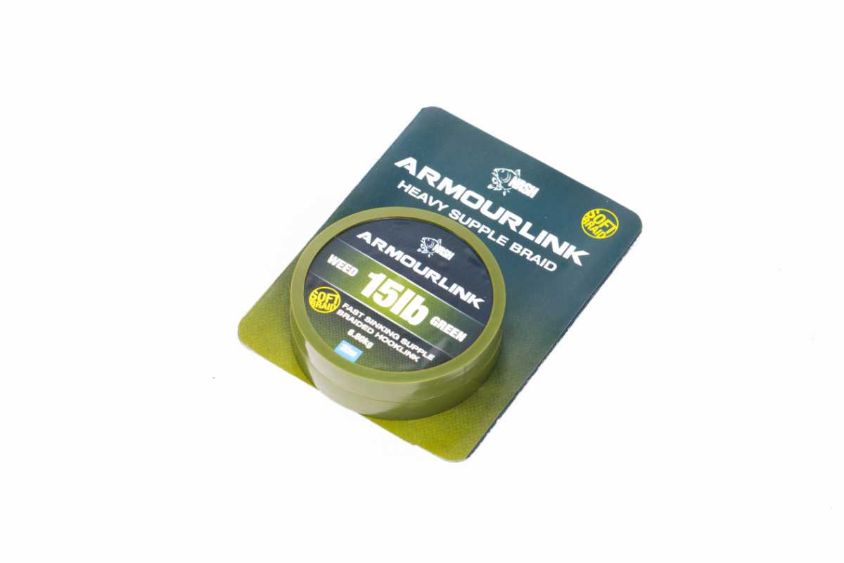 Nash Armourlink Hooklink Weed 15lb