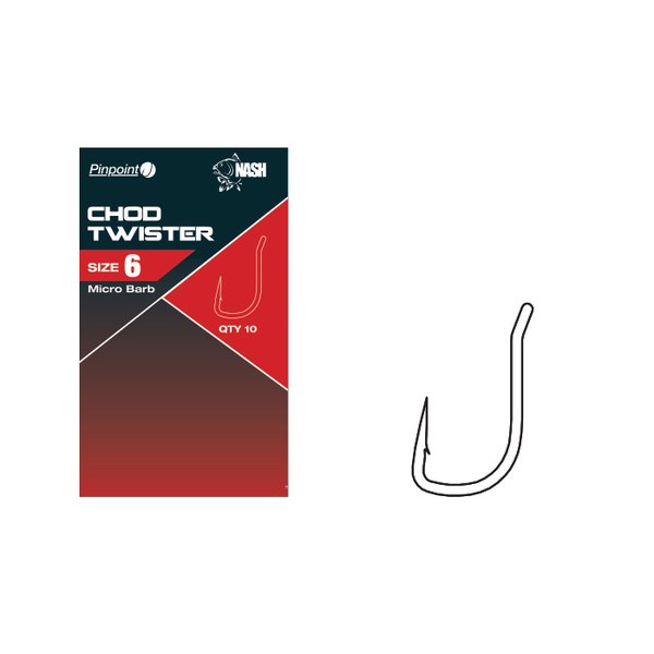 Nash Pinpoint Chod Twister Hooks