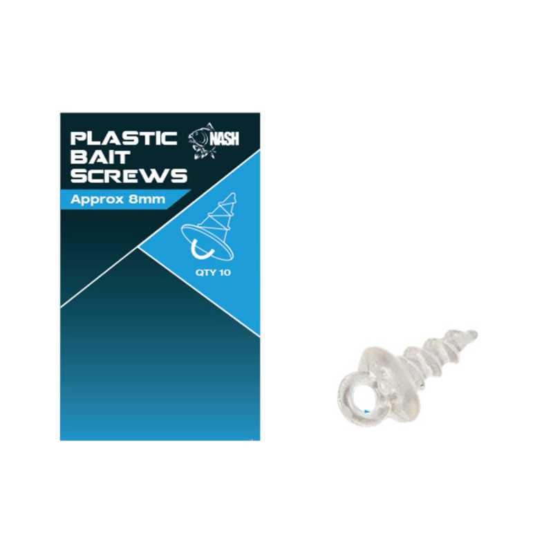 Nash Plastic Bait Screws 8mm