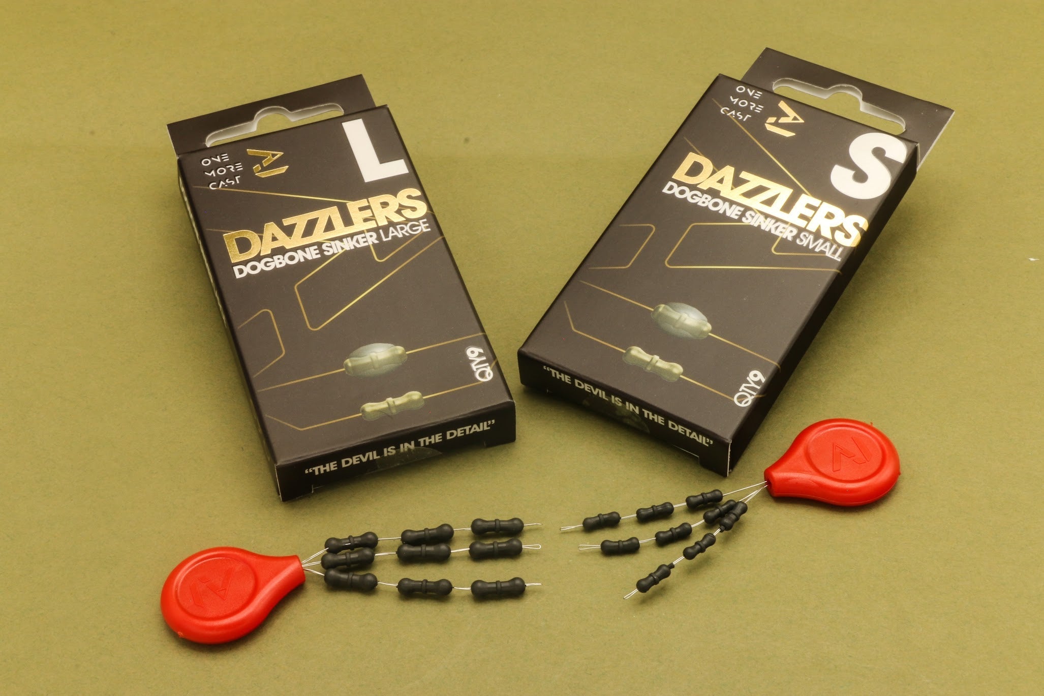 OMC Dazzlers Dog Bone Sinkers