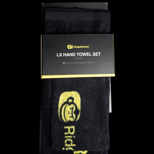 Ridge Monkey LX Towel Set Black