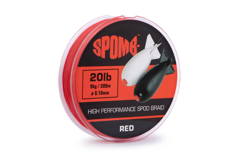 Spomb Braid Red 300m 20lb (0.18mm) - DBL001