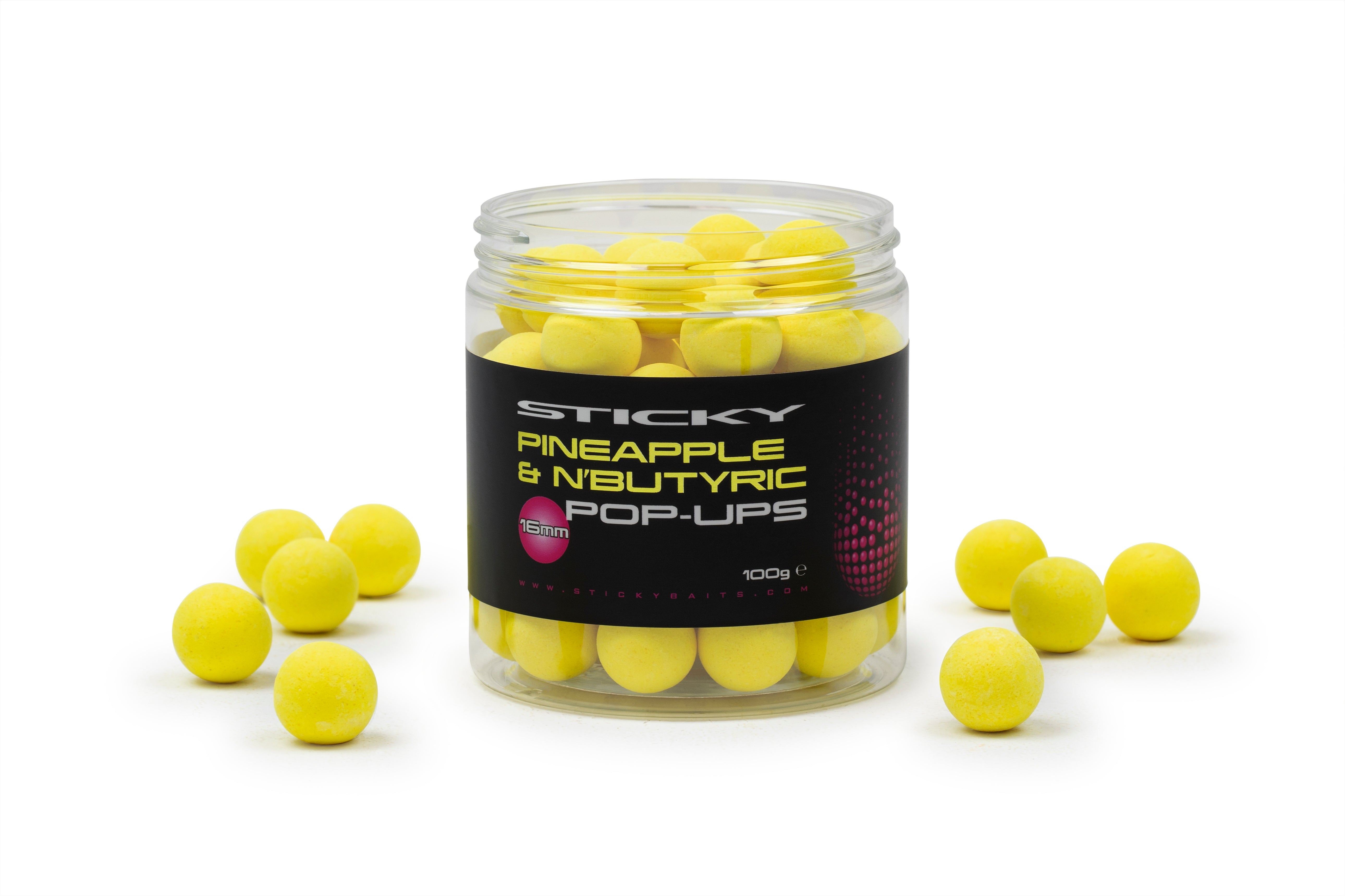 Sticky Baits Hi-Attract Pop-Ups - Pineapple & N'Butyric