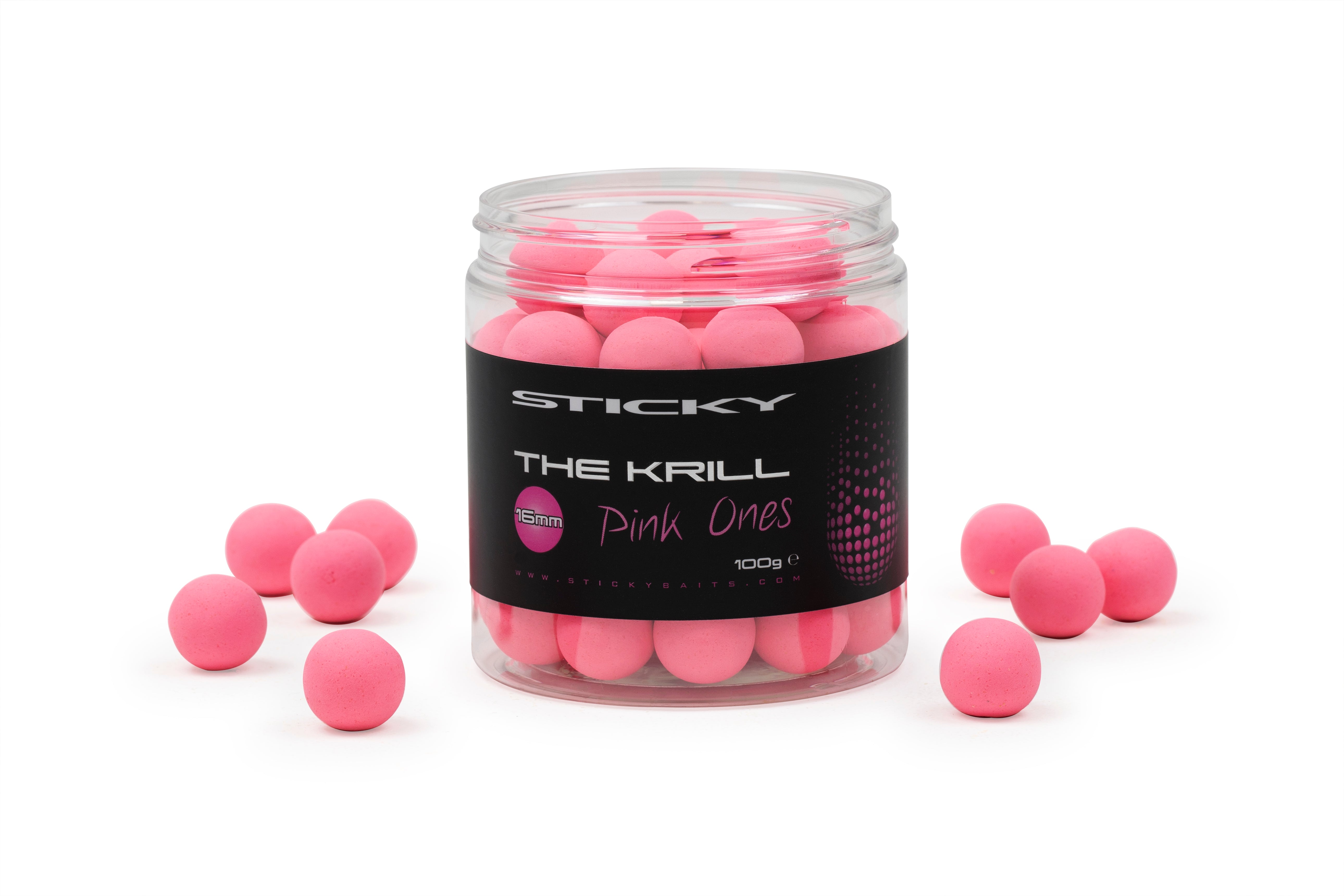 Sticky Baits Krill Pop-Ups Pink 16mm