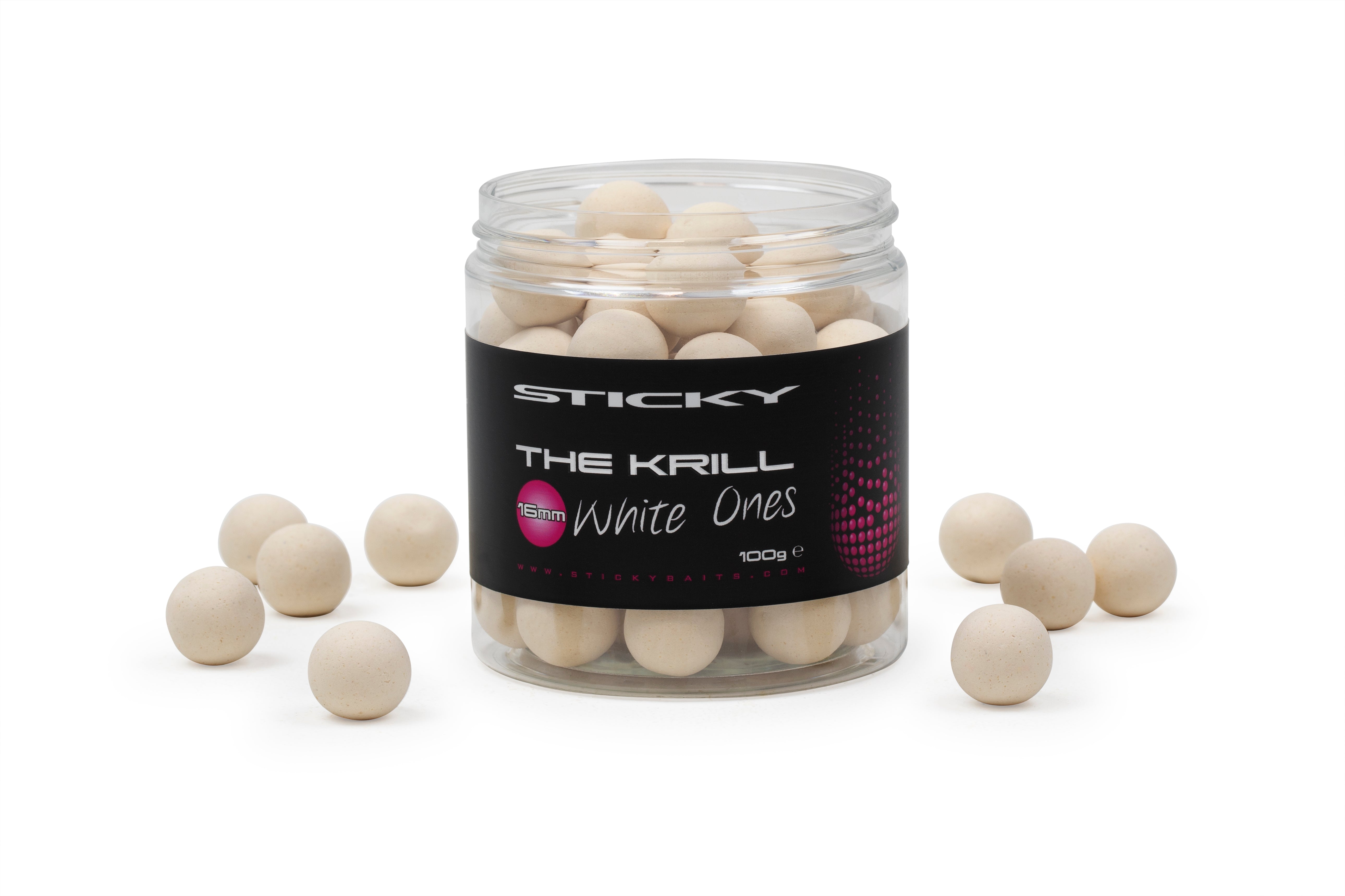 Sticky Baits Krill Pop-Ups White 16mm