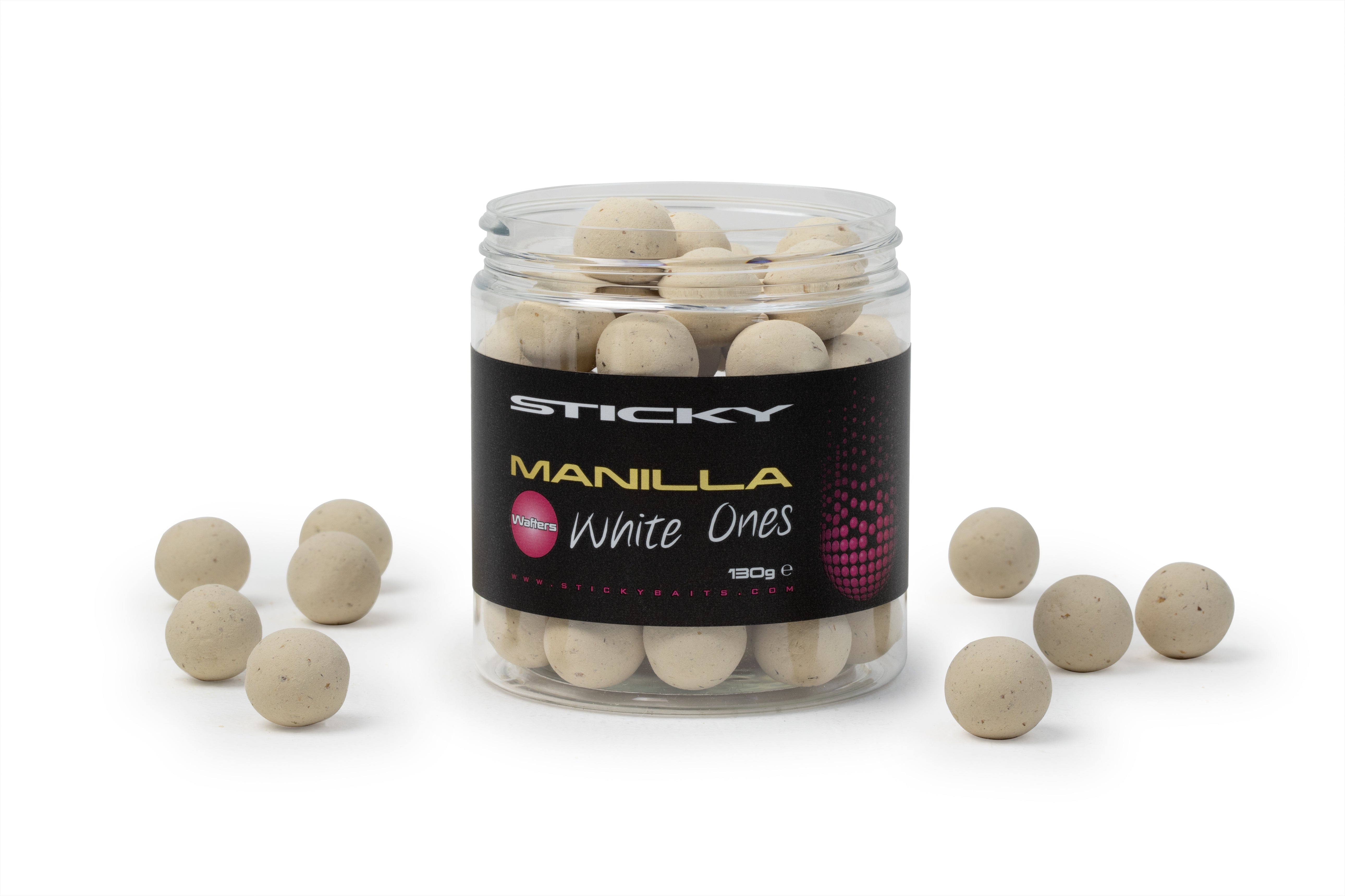 Sticky Baits Manilla Wafters White 16mm