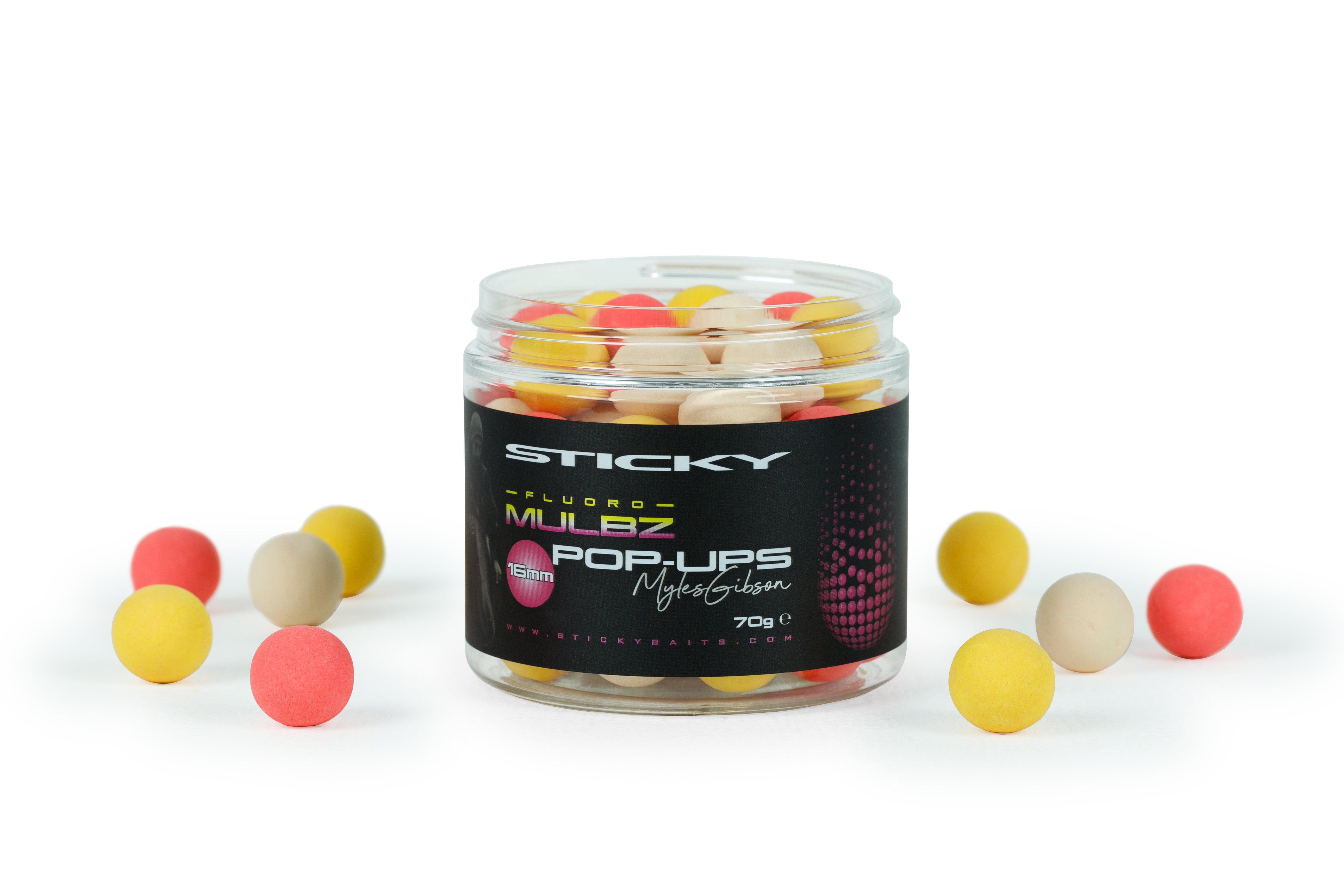 Sticky Baits Mulbz Pop-Ups Fluoro  16mm