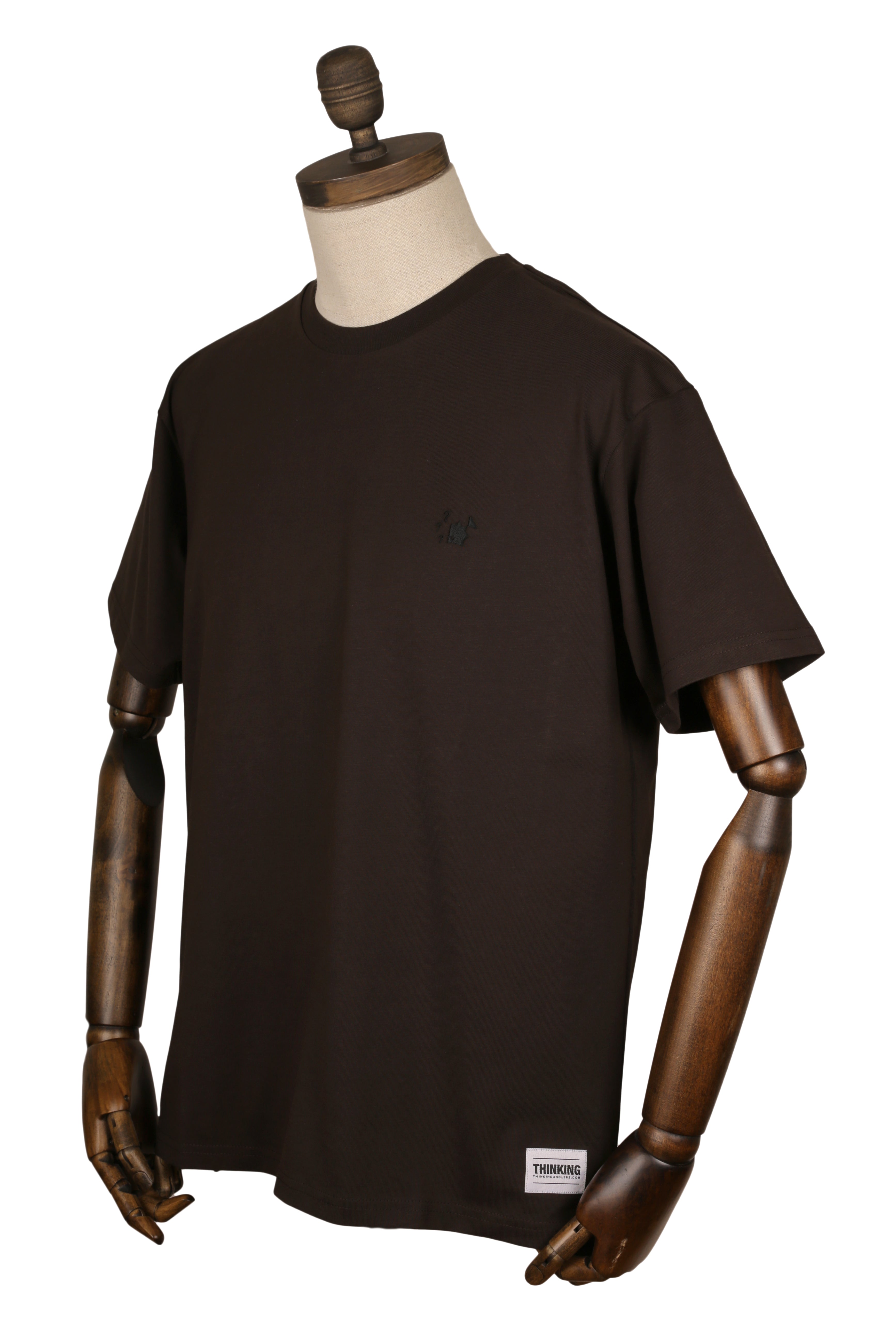 Thinking Anglers T-Shirt BROWN 