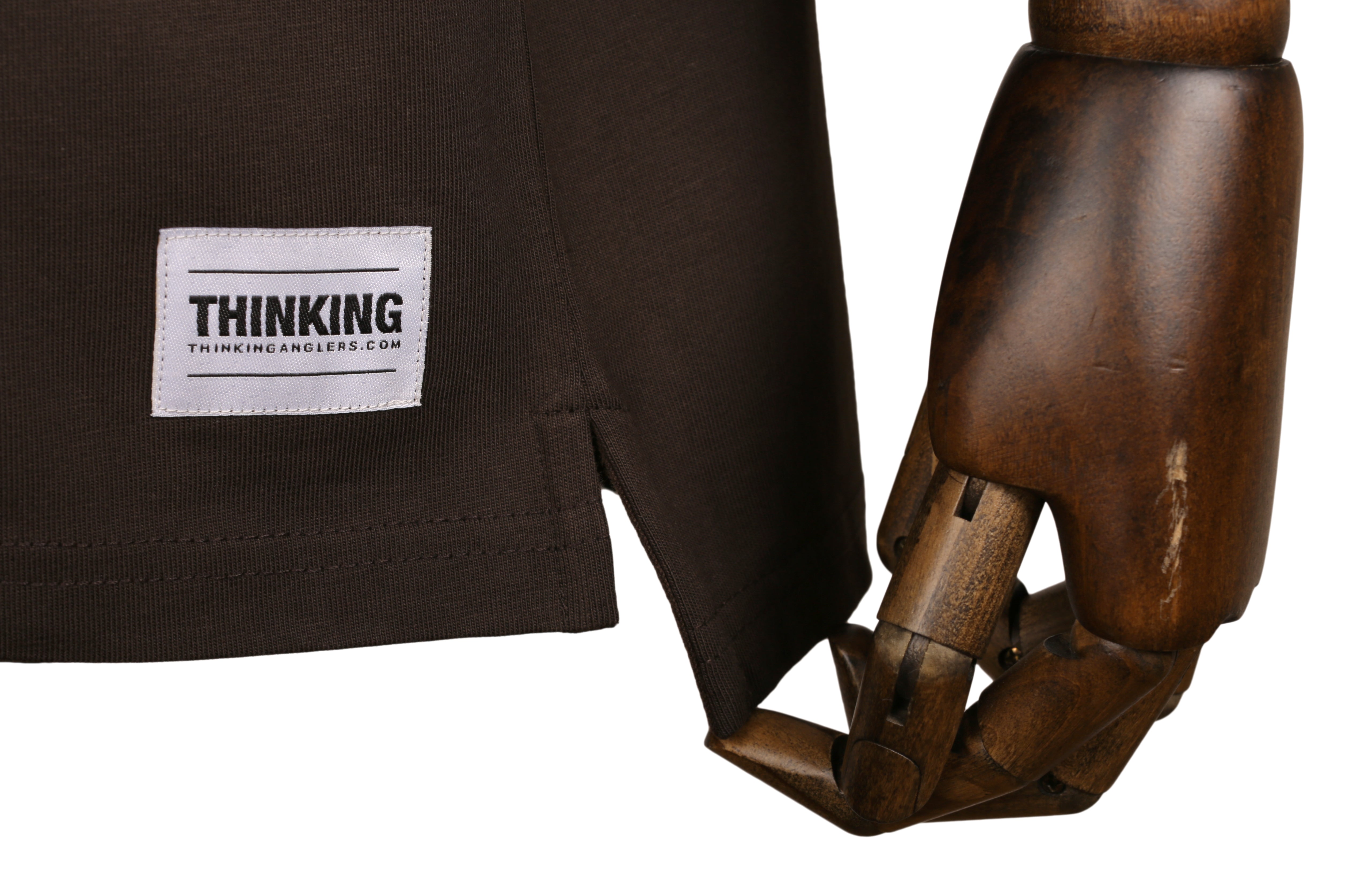 Thinking Anglers T-Shirt BROWN 2